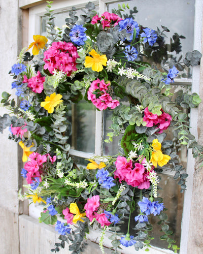 Colourful Floral Wreath