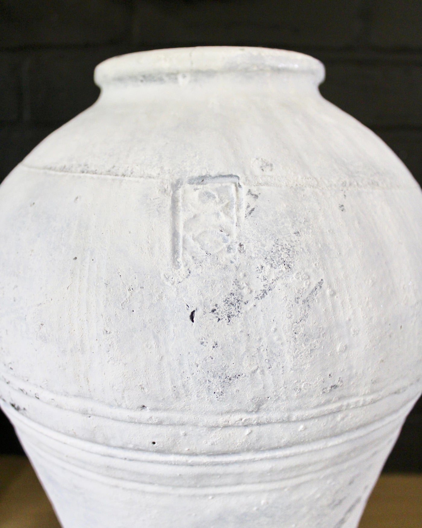 Vintage White Pots