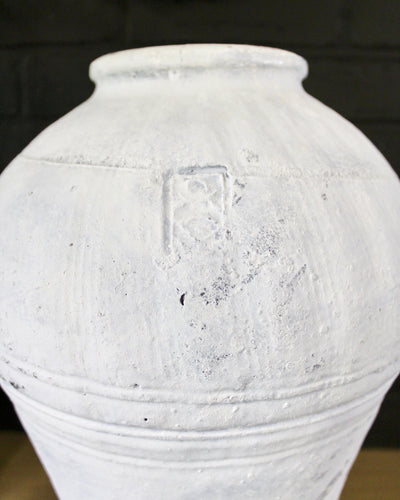 Vintage White Pots