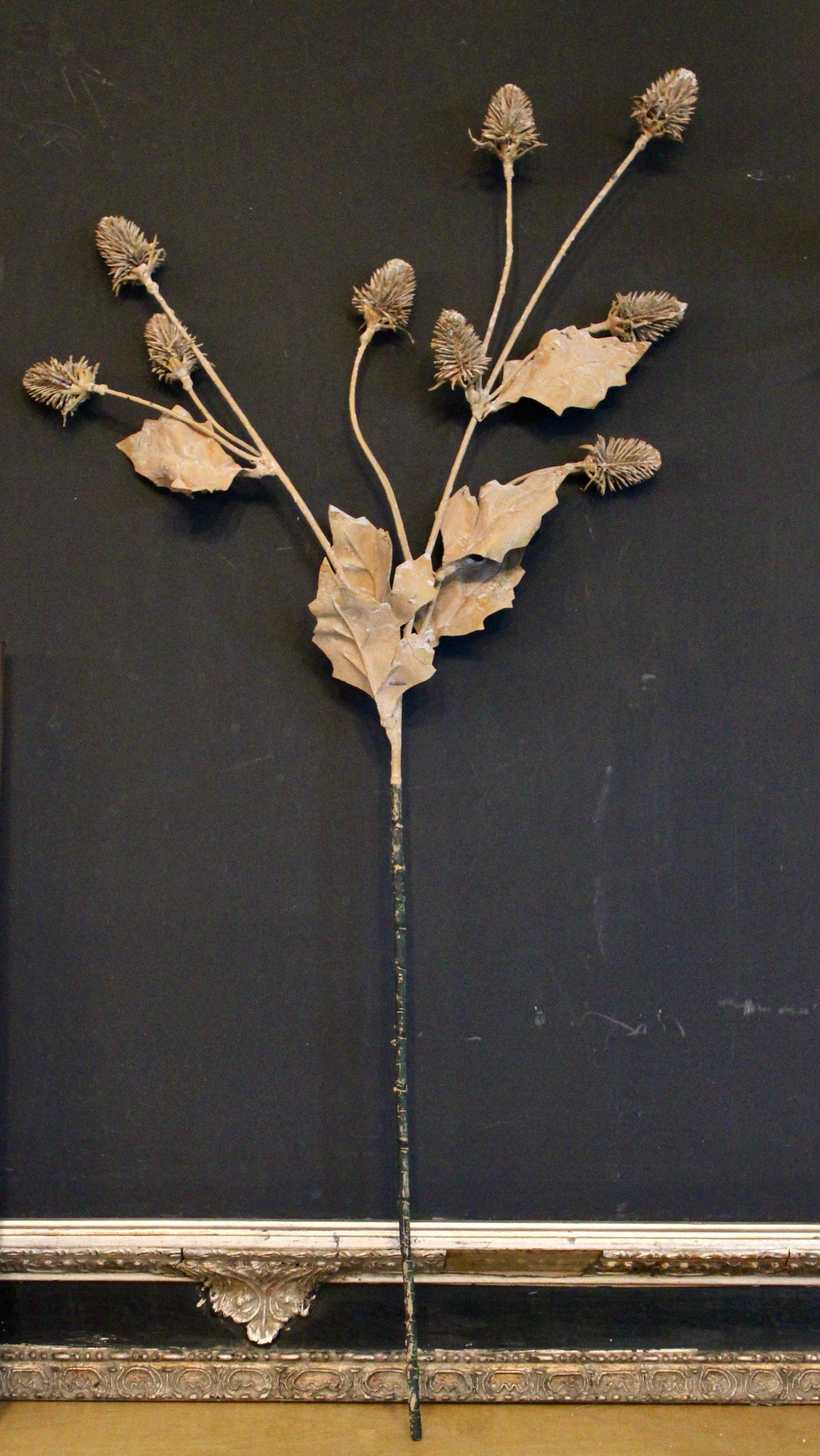 Faux Dried Thistle Spray