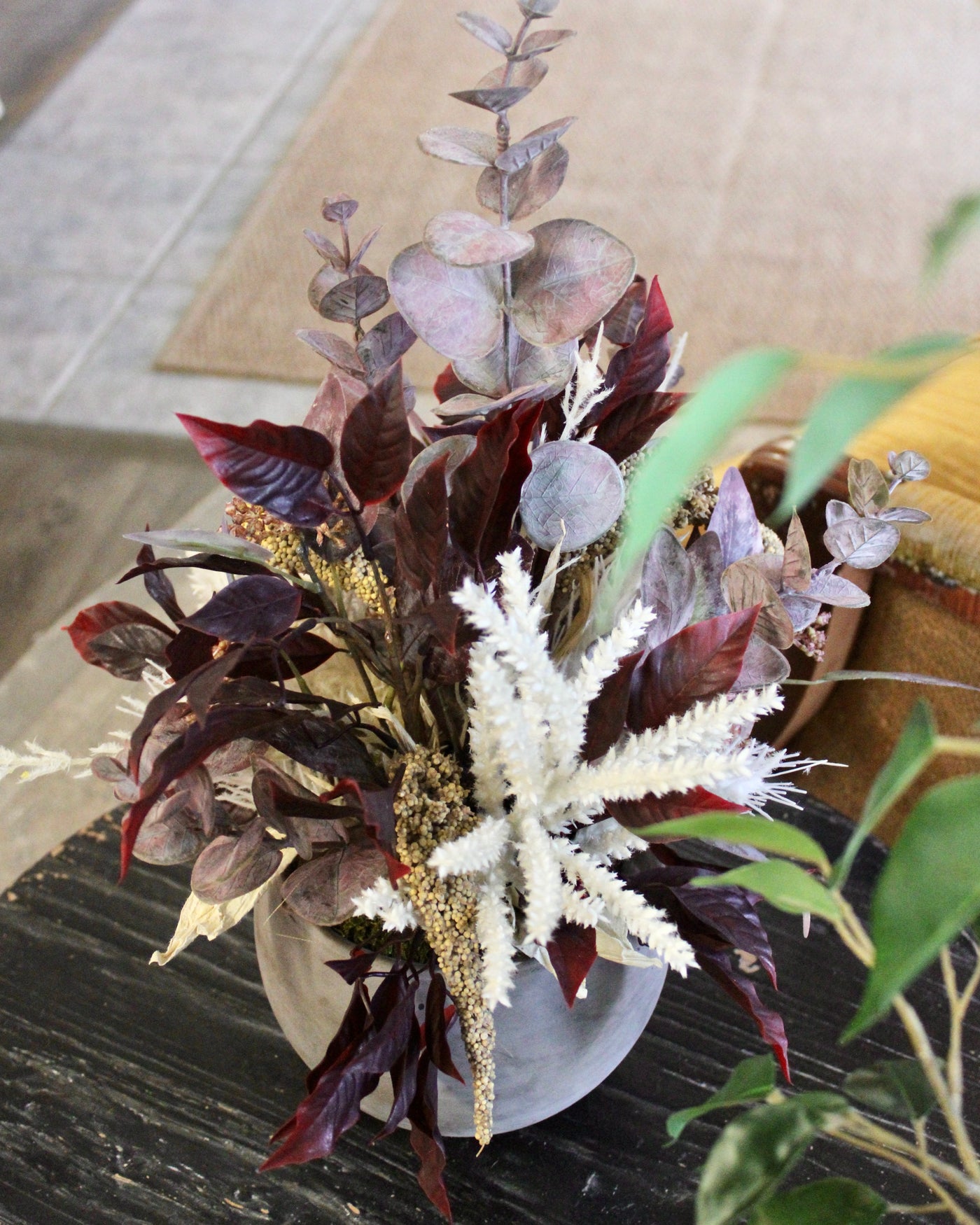 Burgundy & Cream Autumn Arrangement