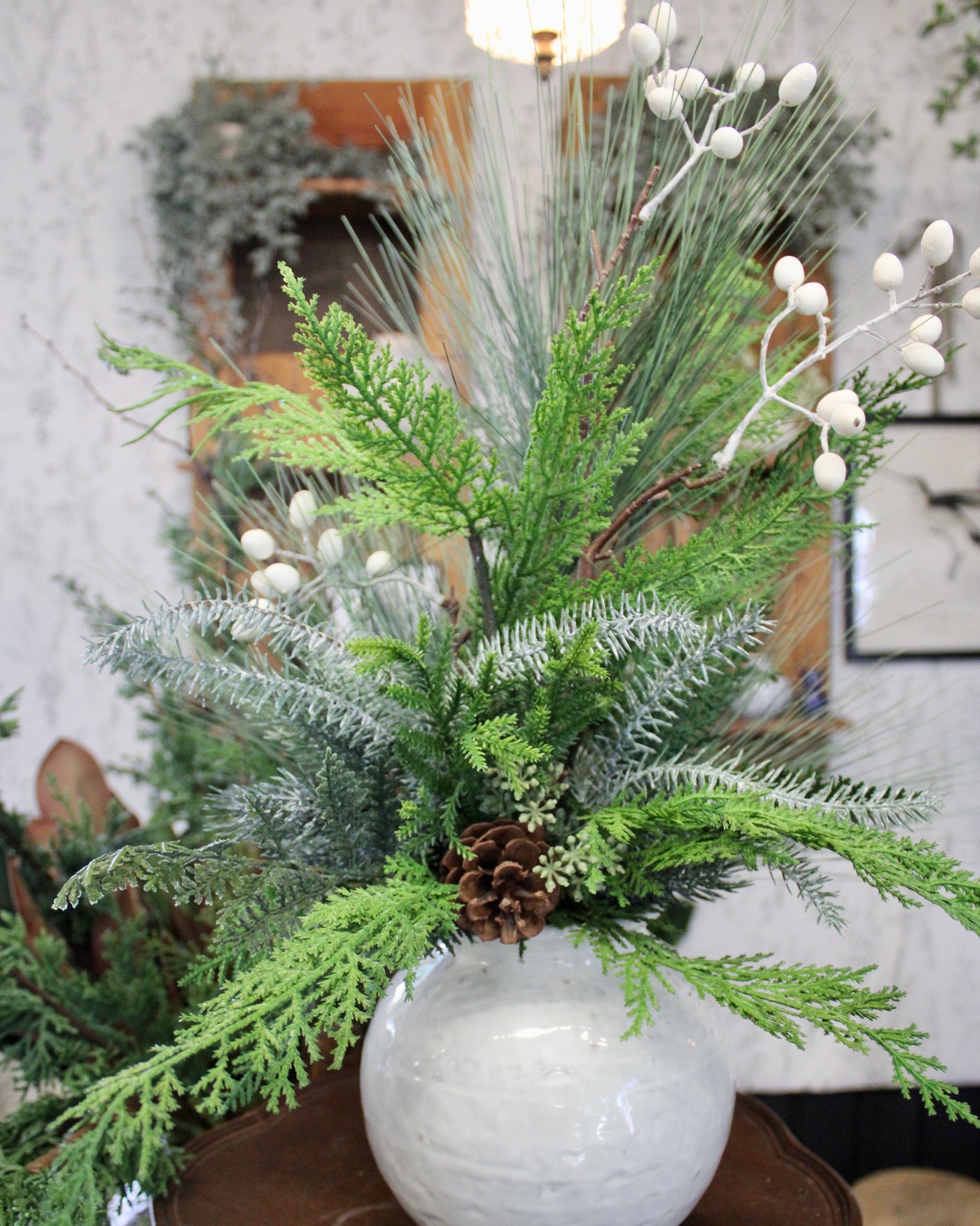 Cedar & Pine “Drop-In” Arrangement