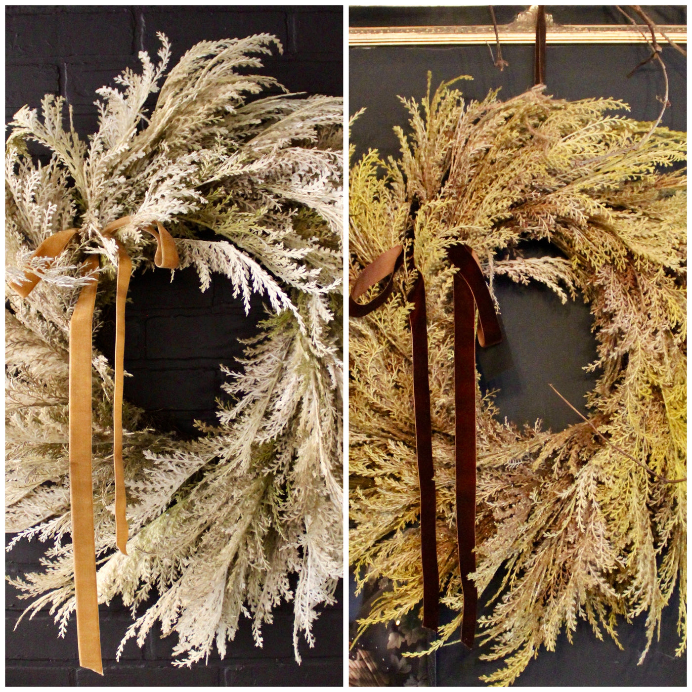32” Pampas Wreath with Bow
