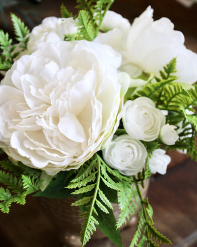 Potted Peony & Ranunculus Arrangement