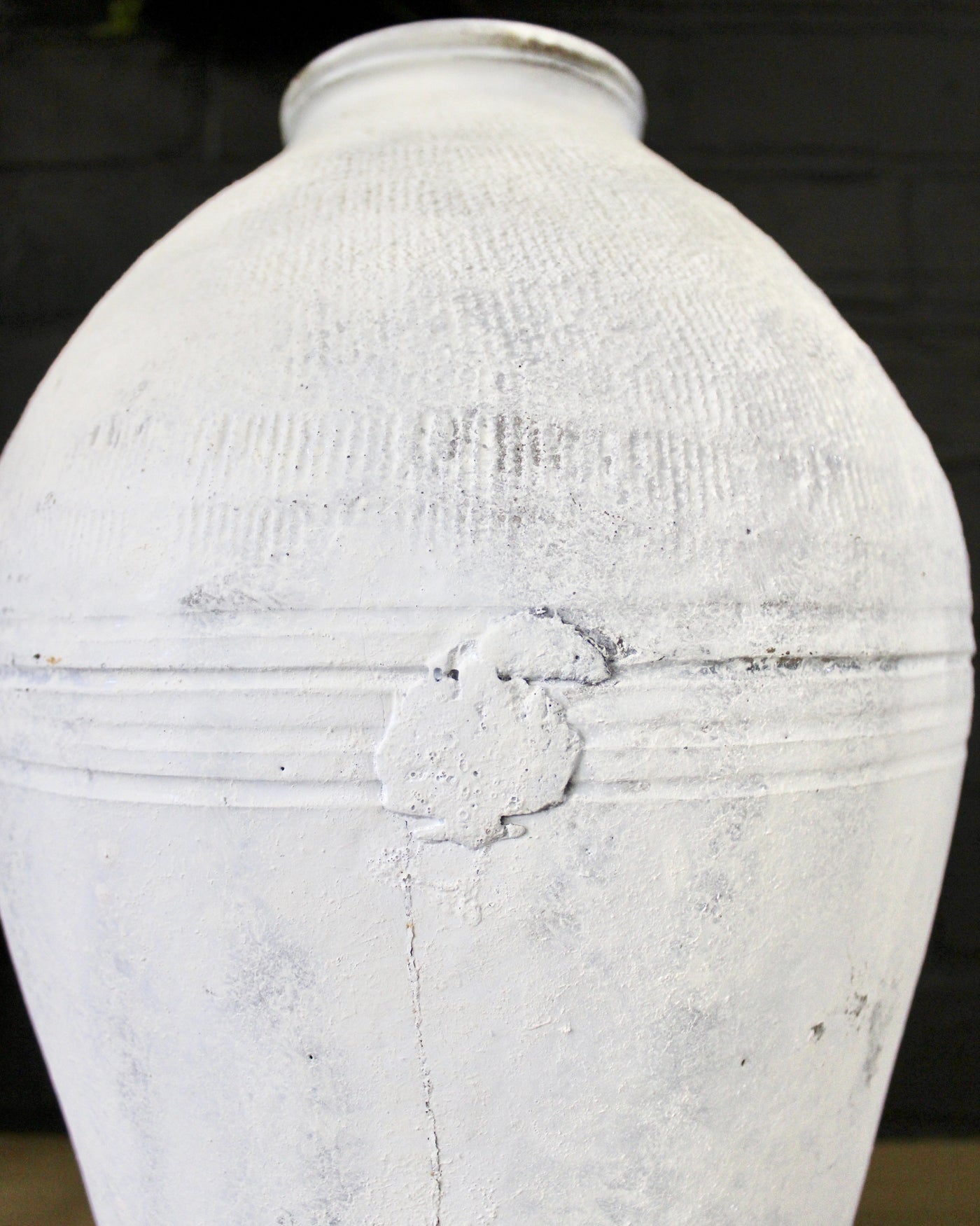 Vintage White Pots