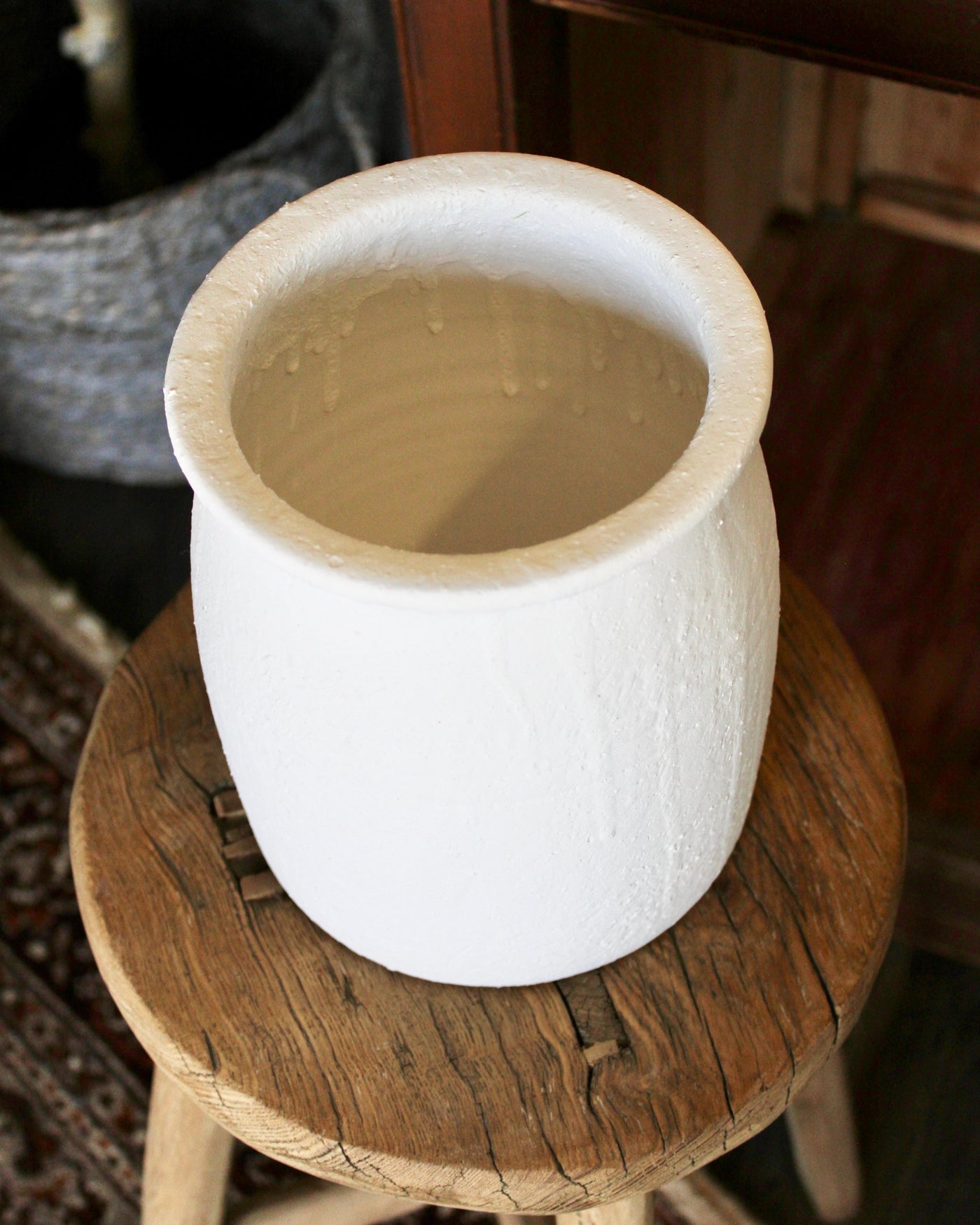 White Terracotta Vase