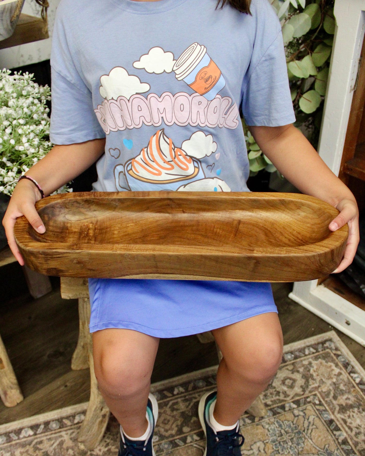 Decorative Teakwood Bowl