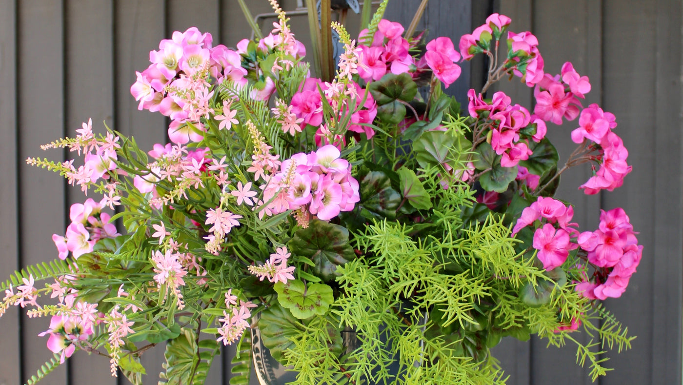 Hanging Basket/Drop-In Pink