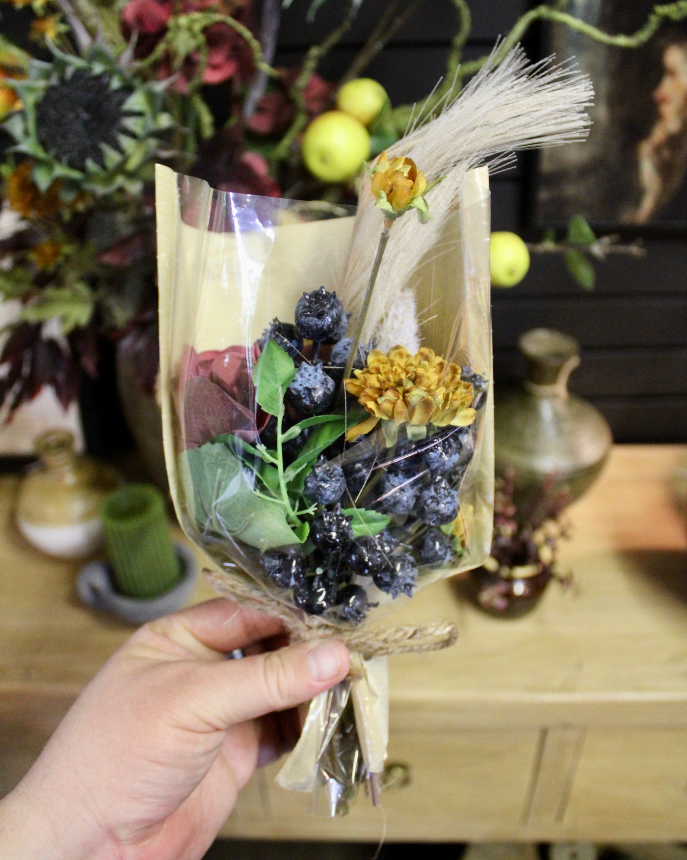 Hydrangea & Berry Bouquet