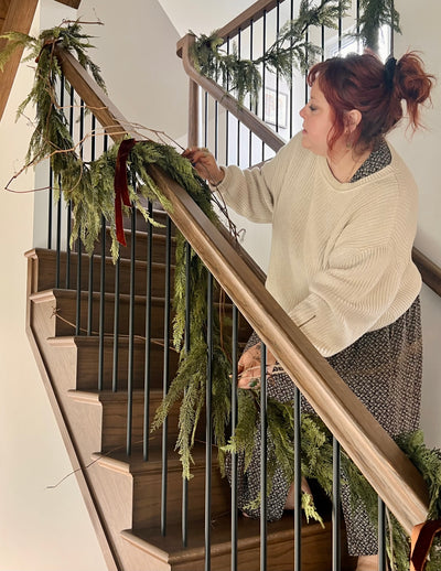 70” Fresh Touch Western Cedar Garland