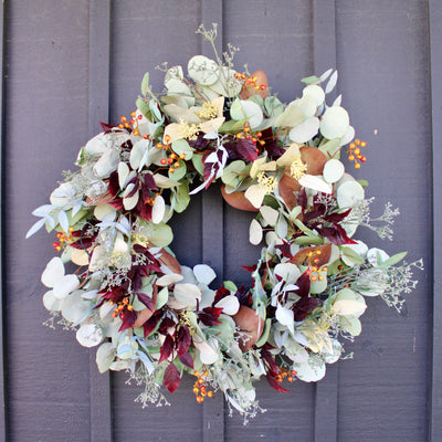 Eucalyptus & Berry Fall Wreath