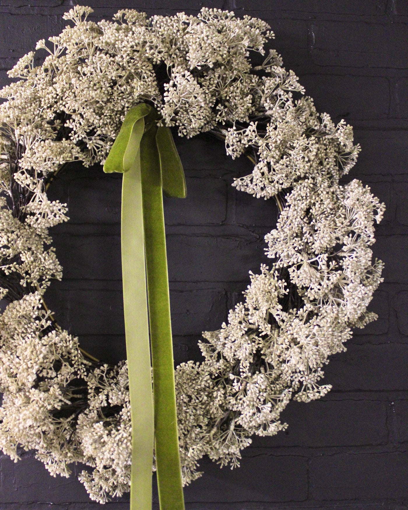 Winter Sedum Wreath