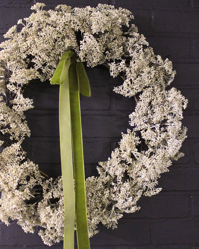Winter Sedum Wreath
