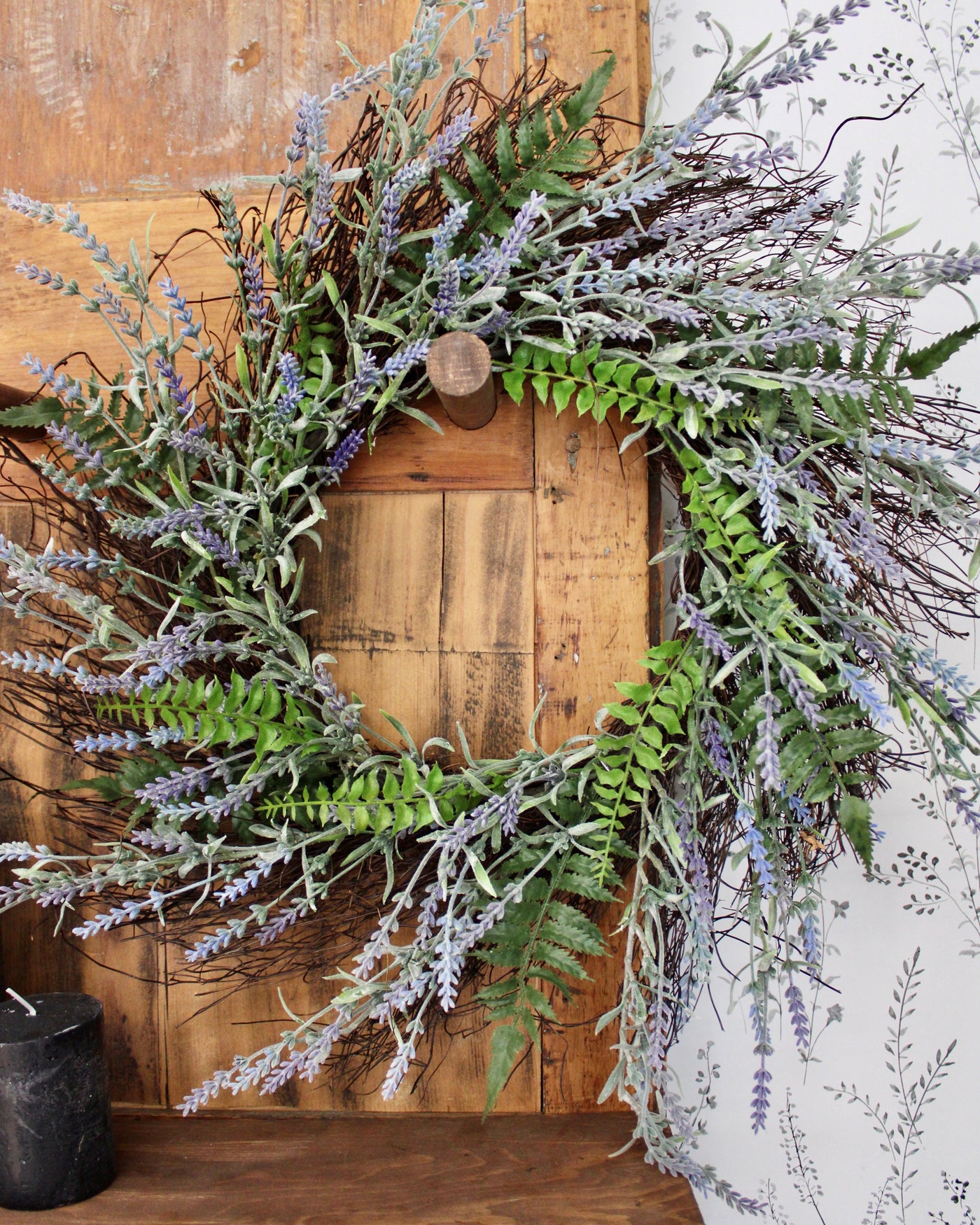 24” Lavender Wreath