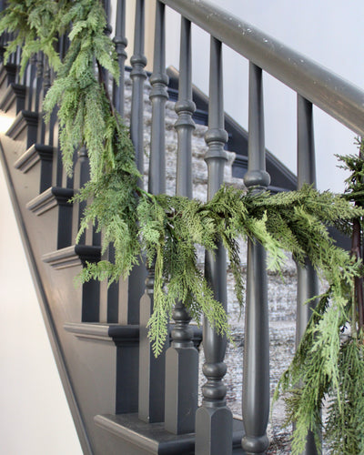 70” Fresh Touch Dark Western Cedar Garland