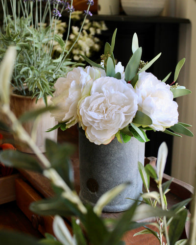 White Peony Bouquet