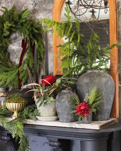 36” Fresh Touch Norfolk Pine Spray