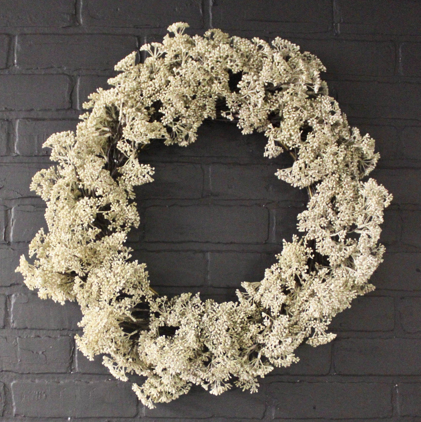 Winter Sedum Wreath