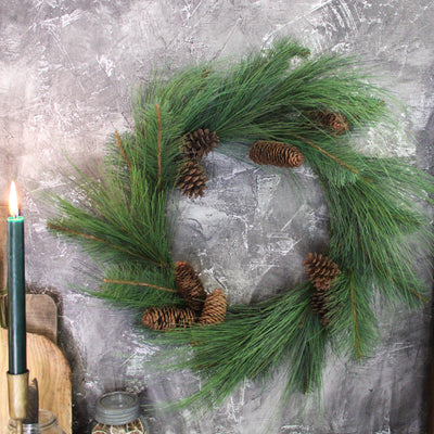 24” Long Needle Pine Wreath