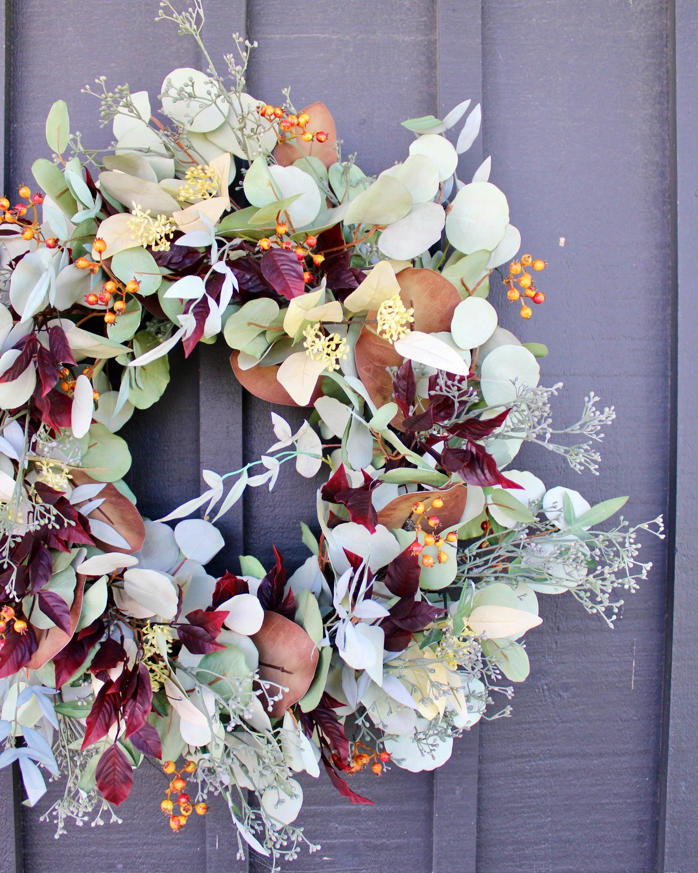 Eucalyptus & Berry Fall Wreath