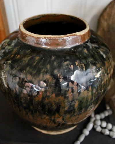 Glazed Vintage Pot