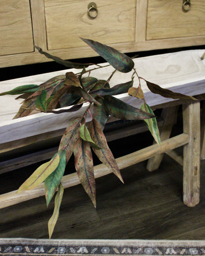 Green/Brown Willow Eucalyptus Spray