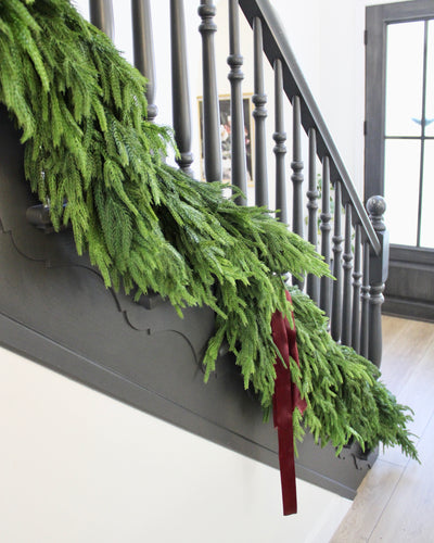 70” Fresh Touch Deluxe Norfolk Pine Garland