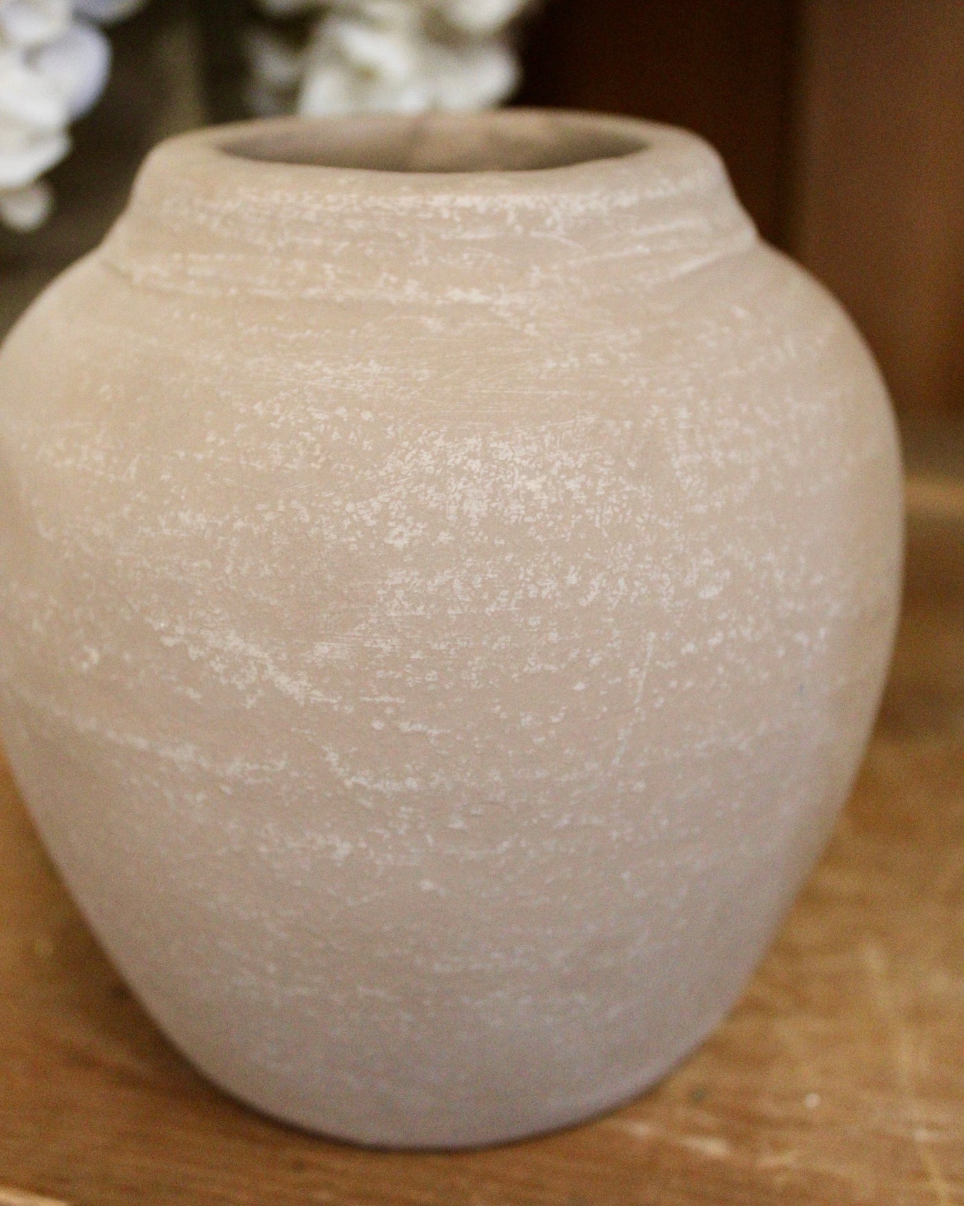 Small Brown Clay Vase