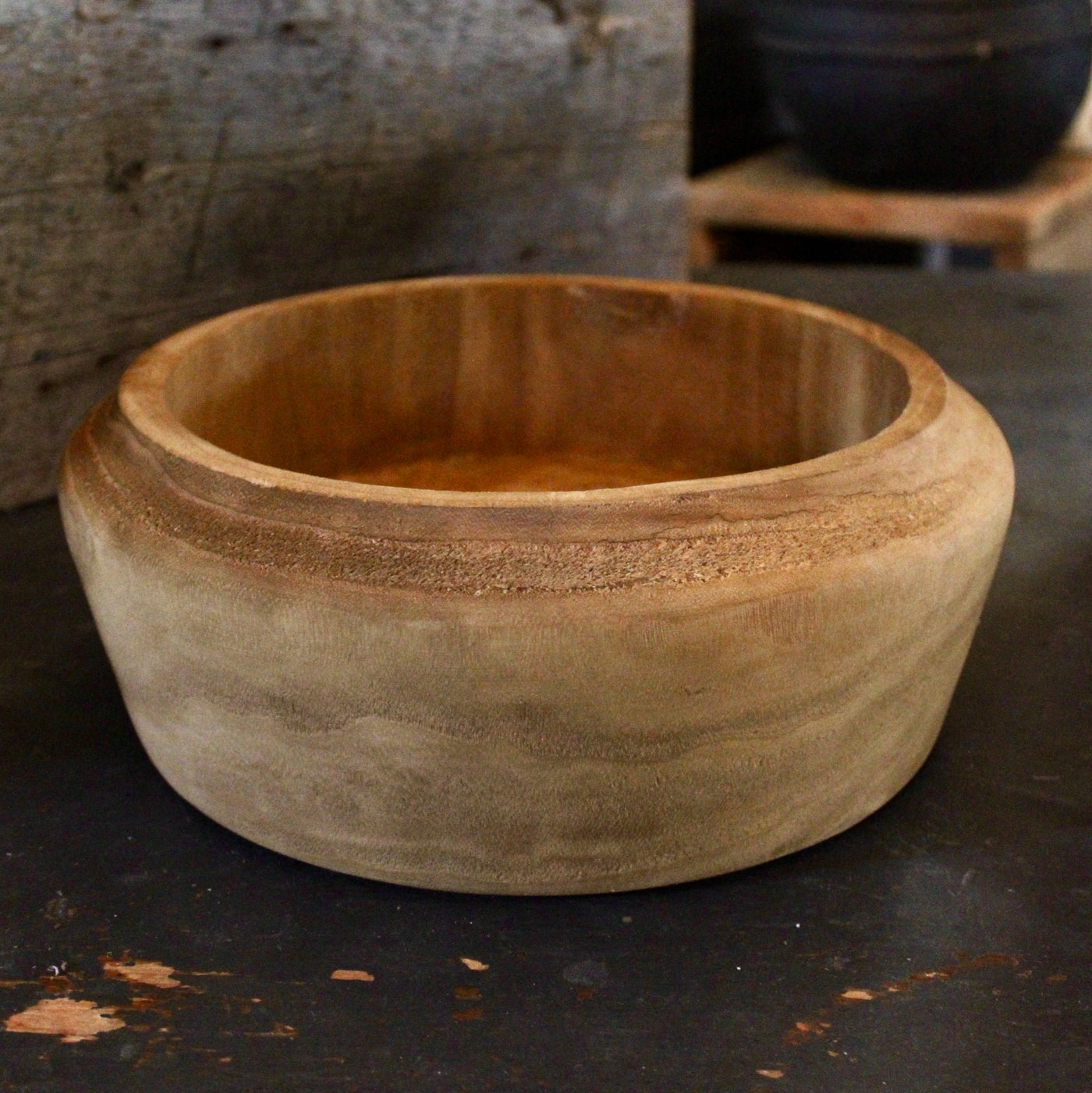 Natural Wooden Bowl