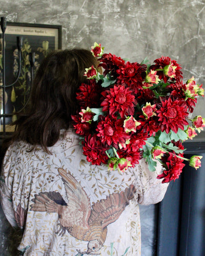 Burgundy Dahlia Spray
