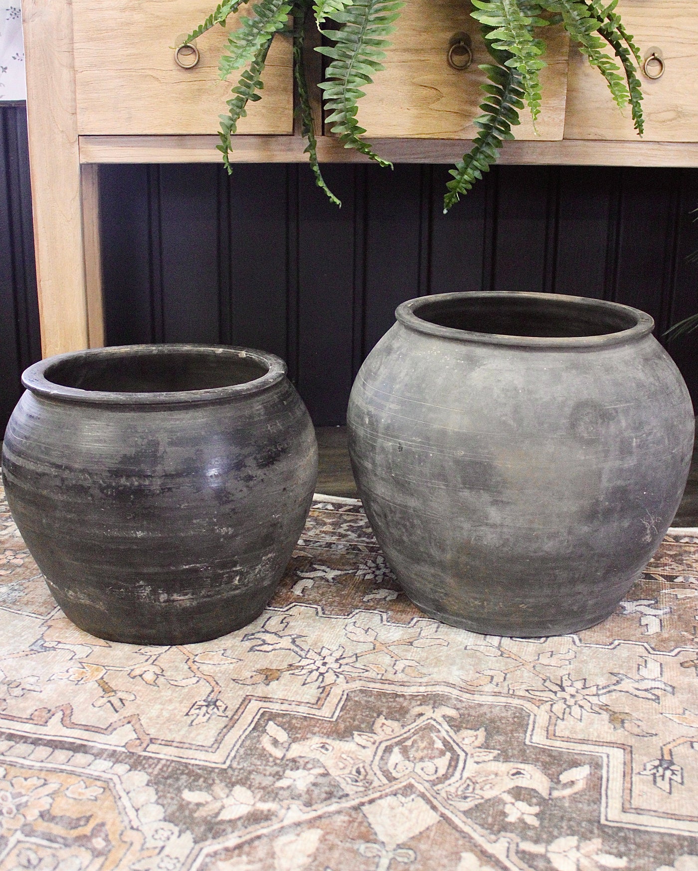 Large Vintage Pots