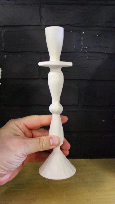 Imani Candlestick Holders (White)