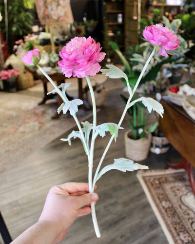 Magenta Peony Spray