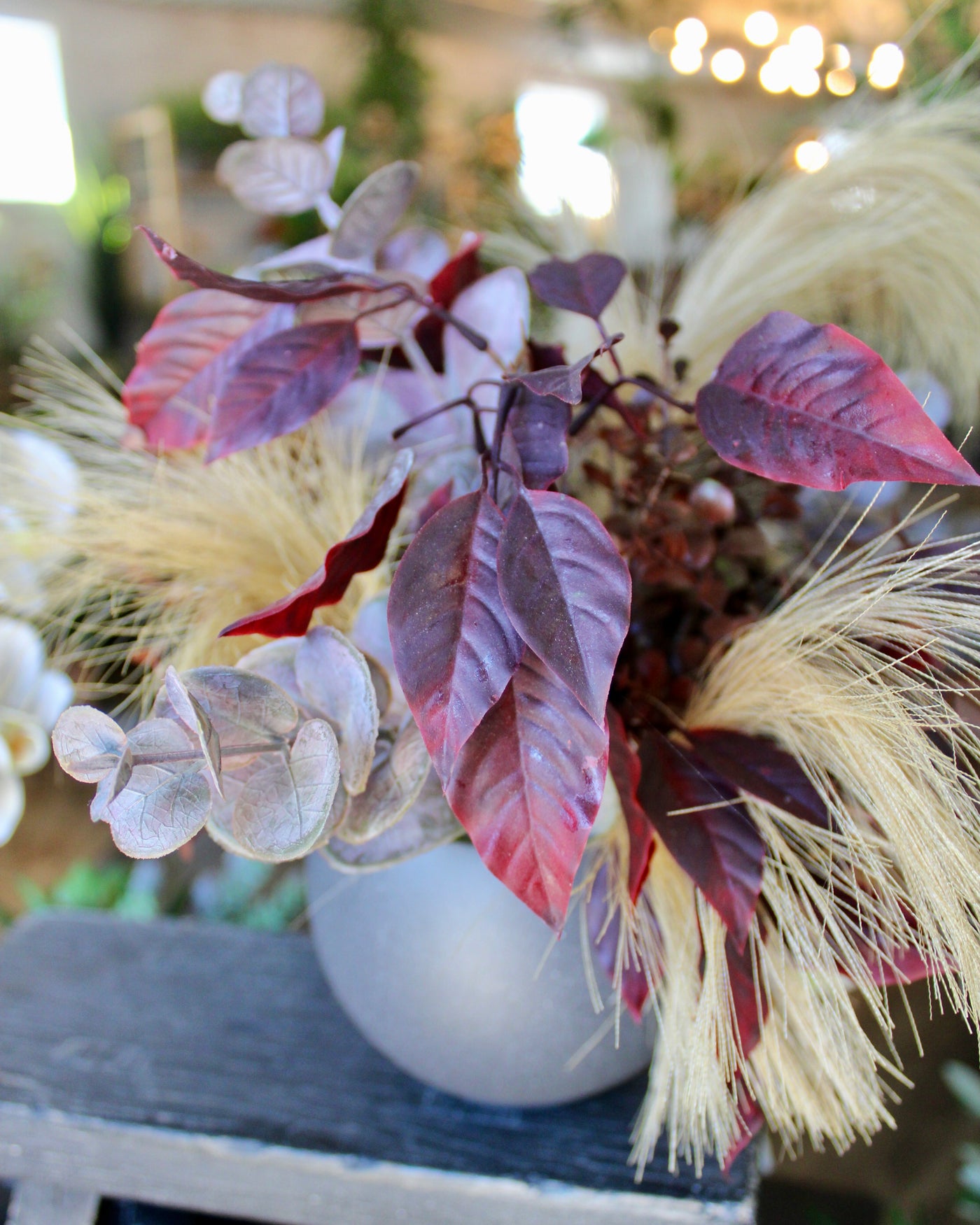 Mini Burgundy Tones Autumn Arrangement