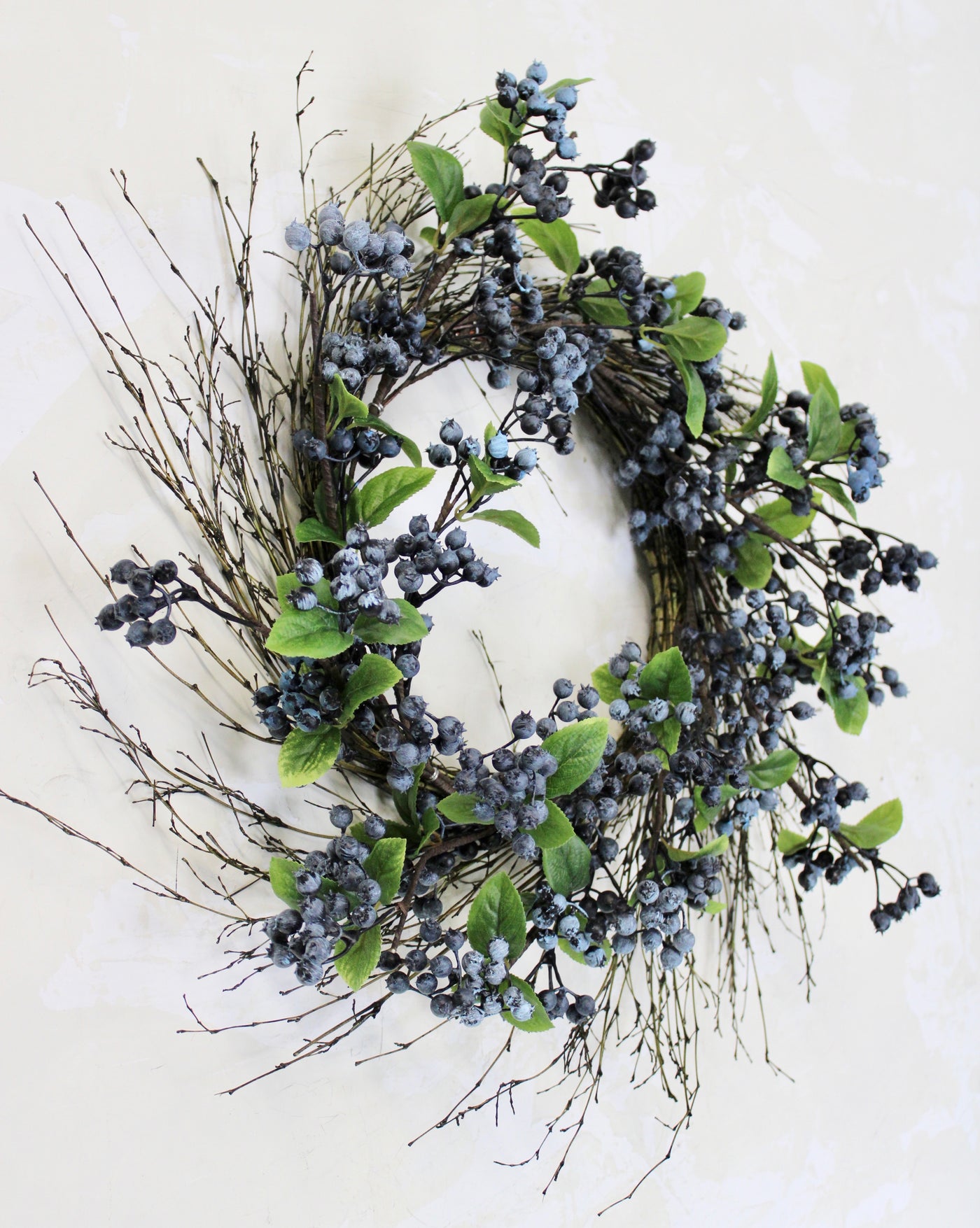24" Blueberry Wreath