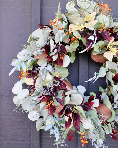 Eucalyptus & Berry Fall Wreath