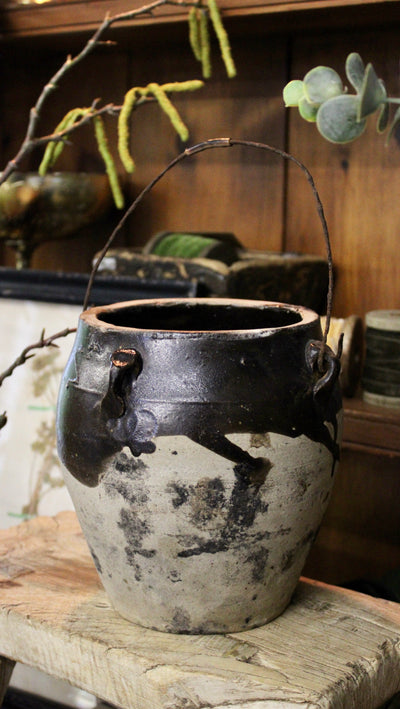 Glazed Vintage Pot