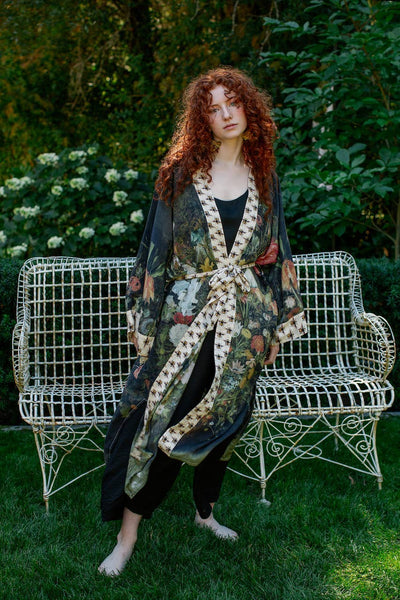 I Dream In Flowers - Kimono Robe