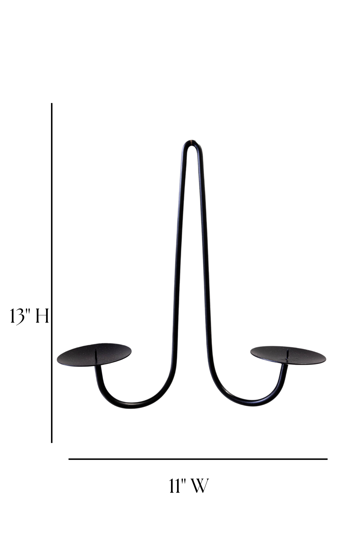 Black Iron Dual Wall Sconce