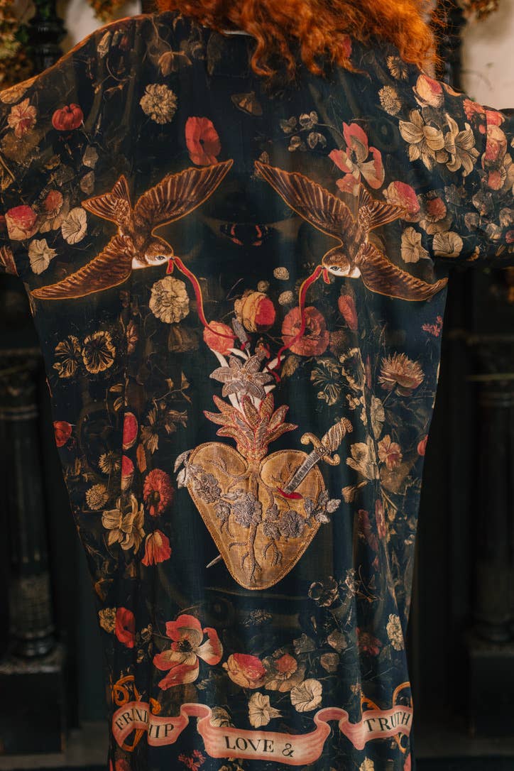 Heart of Gold - Kimono Robe
