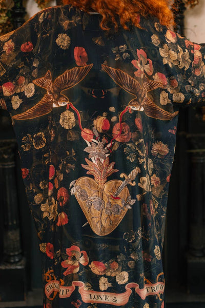 Heart of Gold - Kimono Robe