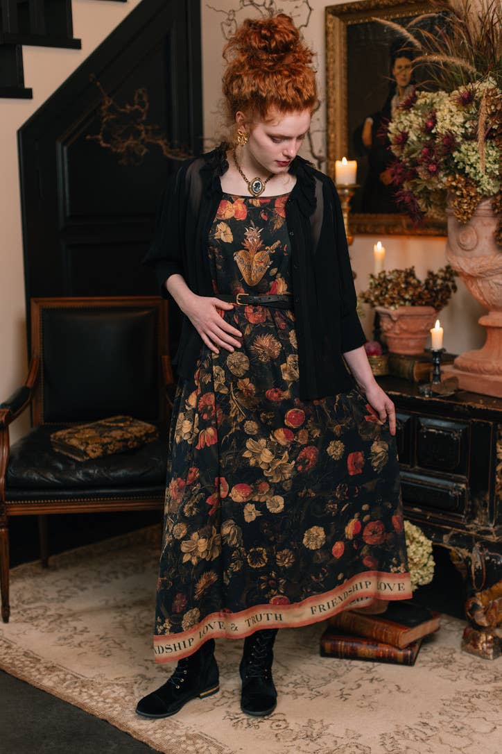 Heart of Gold - Maxi Slip Dress