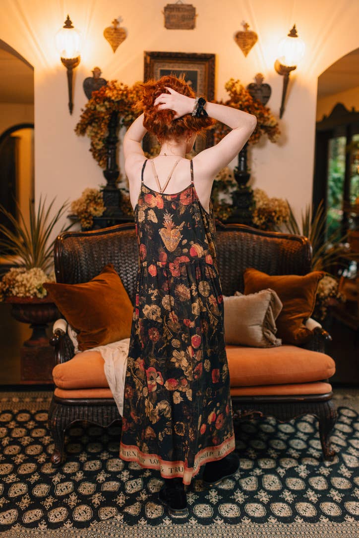 Heart of Gold - Maxi Slip Dress