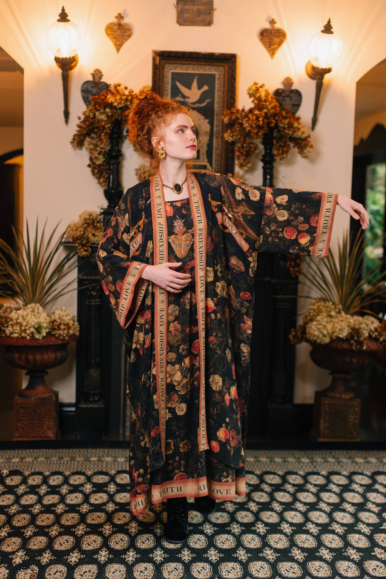 Heart of Gold - Kimono Robe