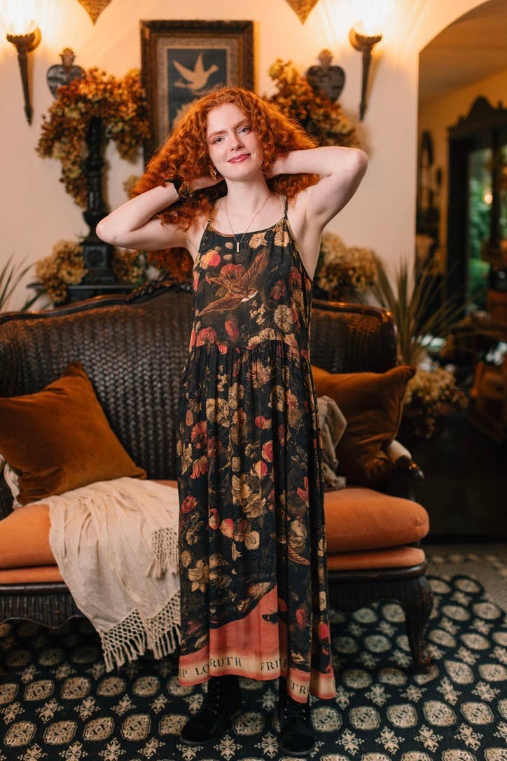 Heart of Gold - Maxi Slip Dress