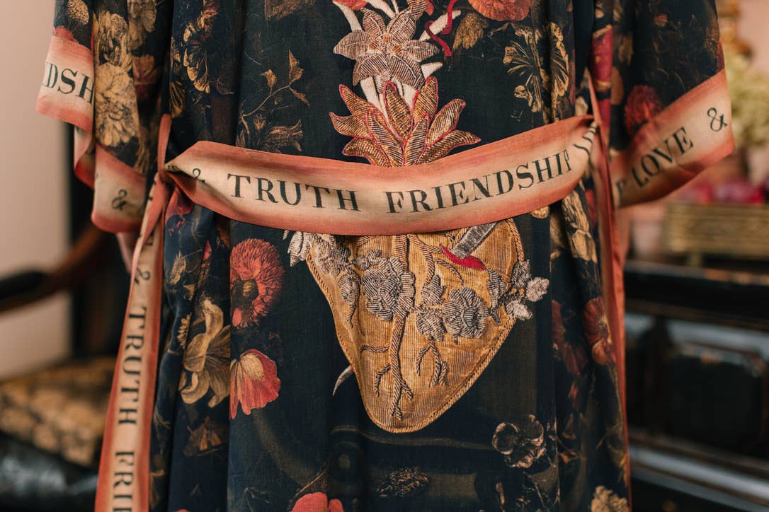 Heart of Gold - Kimono Robe