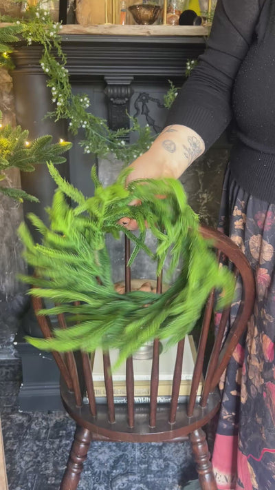 10” Fresh Touch Norfolk Pine Wreath