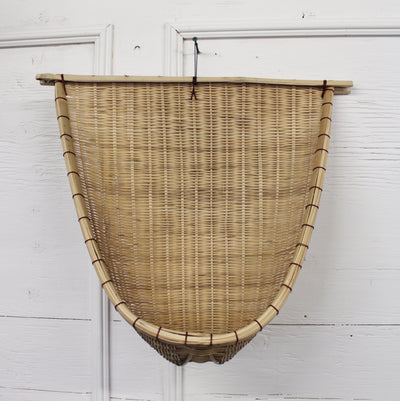 Bamboo Harvest Basket/Sconce