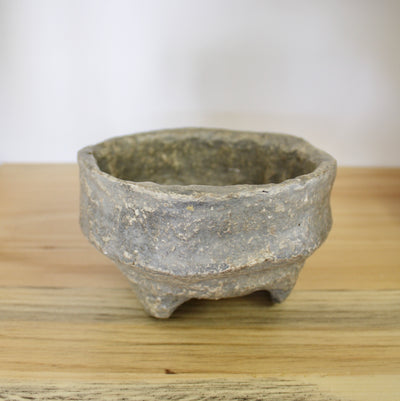 Paper Mache Footed Bowl