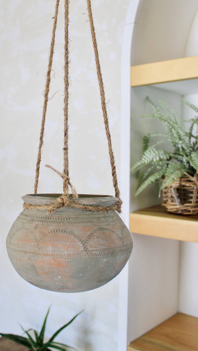 Hanging Clay Planter